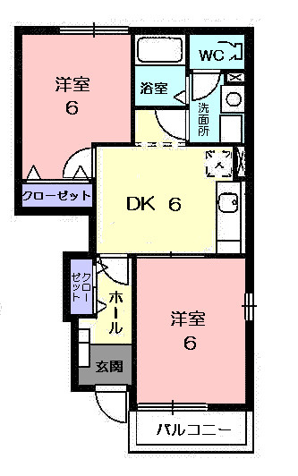 アヴニールXI の間取り