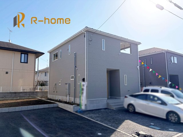 水戸市千波町第15　新築戸建て　2号棟の外観|ご予約を頂ければ、『平日』はもちろん『早朝』や『夜間』もご見学可能です♪お気軽にお申し付けください♪