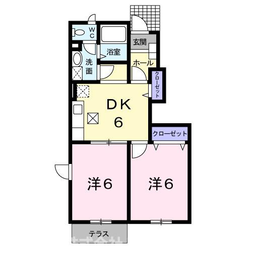 アメニティの間取り