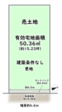 右京区太秦門田町　建築条件なしの画像