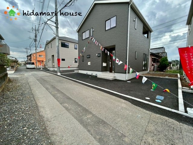 上尾市上尾下第1(2期)　新築戸建　クレイドル06の前面道路含む現地写真