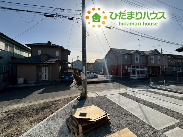 行田市矢場　新築一戸建て　グラファーレ　02の展望|周囲に遮るような高い建物がないため、のびのびとした広い空が見渡せます！
豊かな光が敷地全体にしっかりと届き、毎日の暮らしをあかるく包み込んでくれます☆
のどかで落ち着いた住環境が実感できますね！