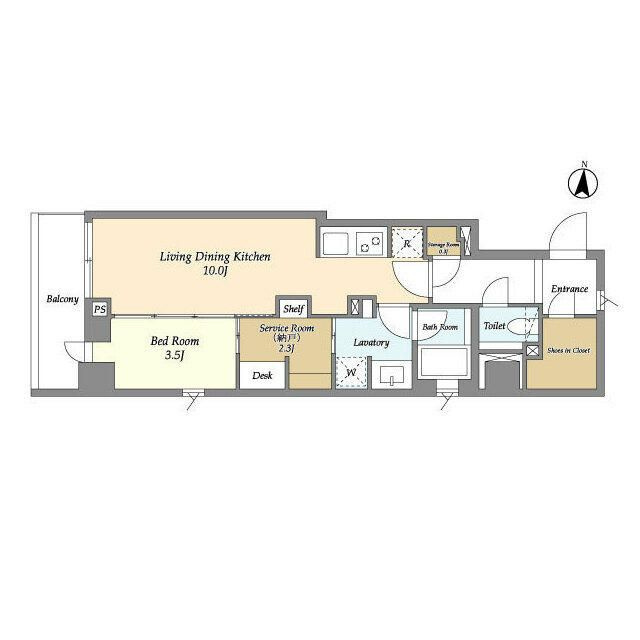 ラティエラ四谷の間取り