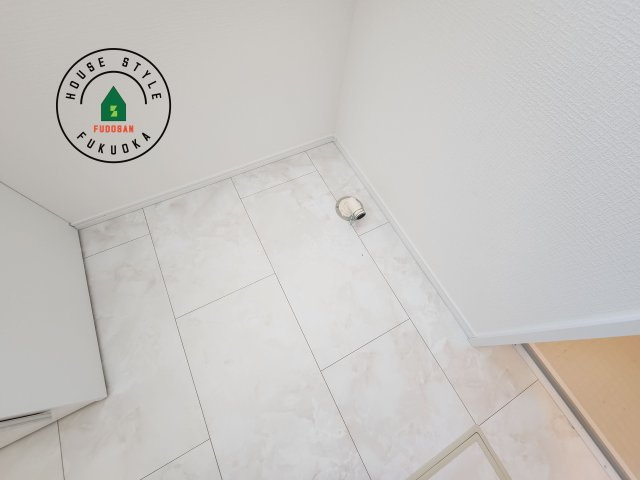 福岡市西区泉3丁目第1-2棟（A号棟)の内観：施工例|ランドリースペースとなります。広々して有効的にご使用できます。 