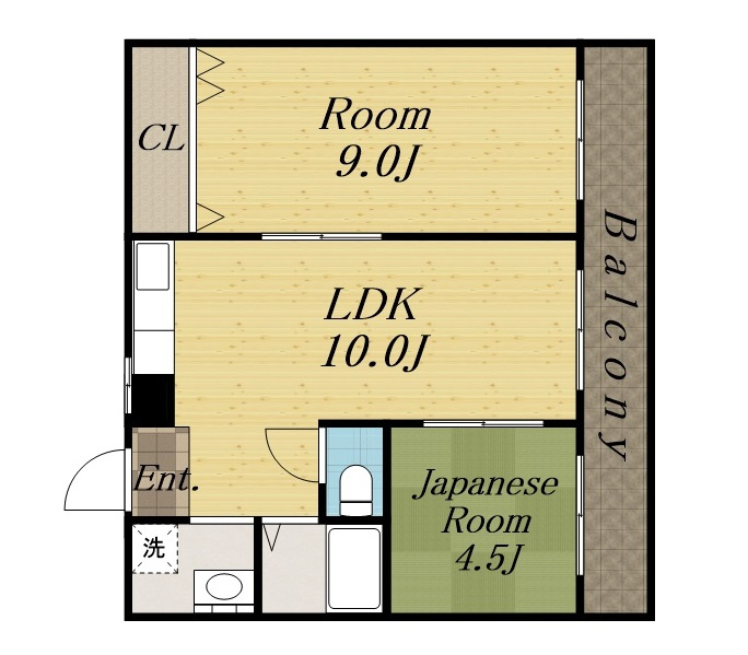 リバティハイツの間取り