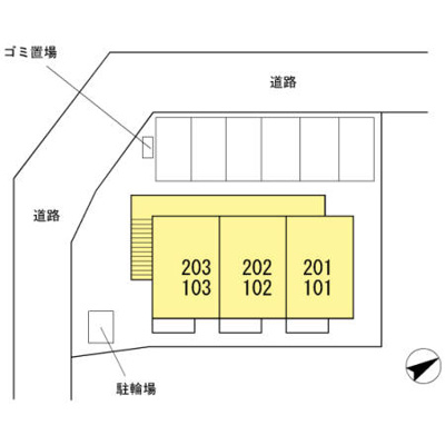 【区画図】 | ソレイユ7