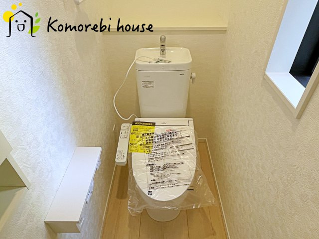 鴻巣市筑波　第5　新築一戸建て　クレイドルガーデン　04のトイレ|26.1.23撮影済み