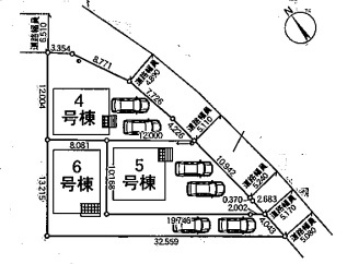 鴻巣市筑波　第5　新築一戸建て　クレイドルガーデン　04の区画図|4号棟