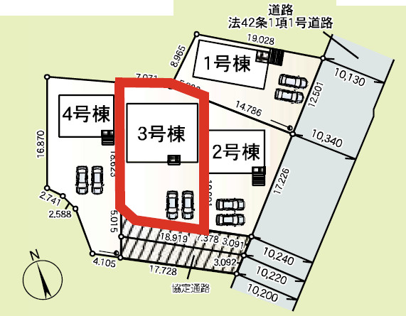 【区画図】 | 前橋市河原浜町第3