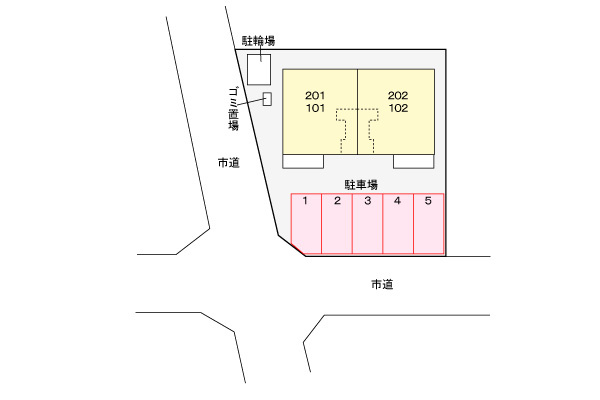 ウエストヒルズの区画図