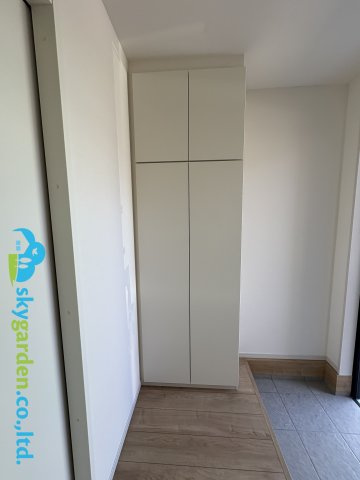 綾瀬市寺尾本町1期　新築戸建　全2棟1号棟の収納|玄関 シューズボックス