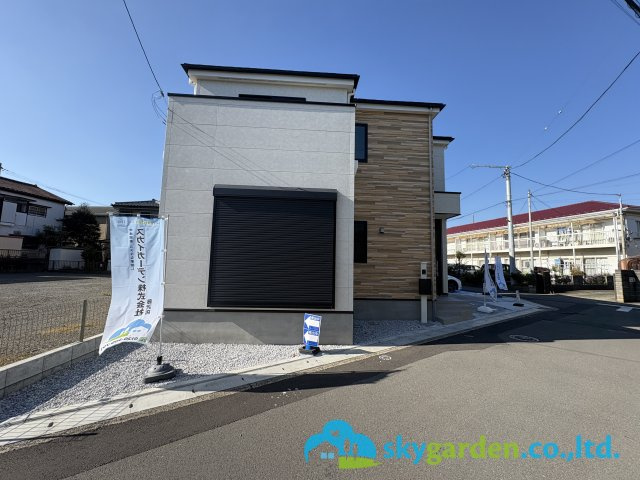 綾瀬市寺尾本町1期　新築戸建　全2棟1号棟の外観|日照・開放感良好