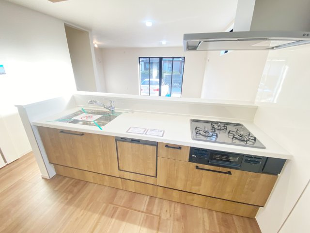 『八王子市新築戸建て』八王子市上柚木691-3【仲介手数料無料】　３期のキッチン|～仲介手数料無料☆八王子ひなた不動産～　八王子市上柚木　新築戸建て