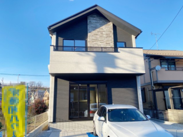 『八王子市新築戸建て』八王子市上柚木691-3【仲介手数料無料】　３期の外観|～仲介手数料無料☆八王子ひなた不動産～　八王子市上柚木　新築戸建て