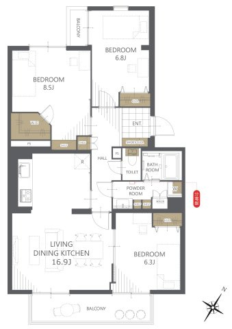 千里緑丘住宅28号棟の画像