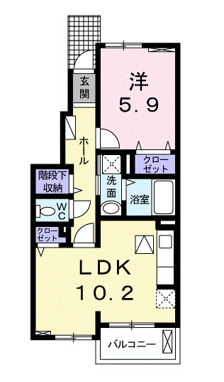 フォルトゥーナCの間取り