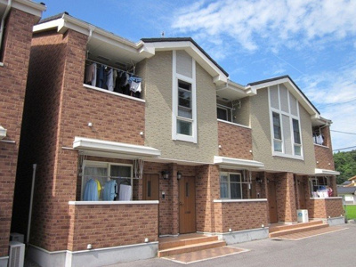 【外観】 | ニューヴィレッジＡ | 落ち着いた雰囲気の外観です