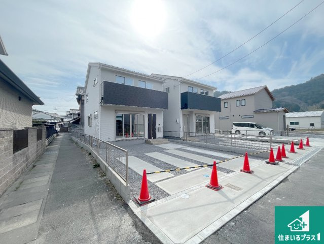 近江八幡市北之庄町　第1期　新築一戸建ての外観|安心の10年保証！外観を美しく保ち、雨水で汚れを落とします！気になることがありましたら、お気軽にお問い合わせください！