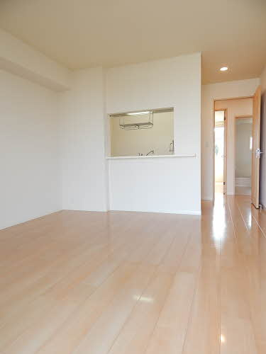 熊本市北区龍田２丁目のアパートの居間・リビング