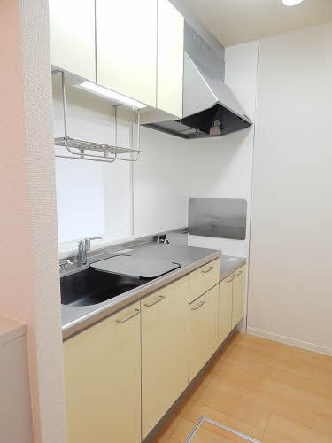熊本市北区龍田２丁目のアパートのキッチン