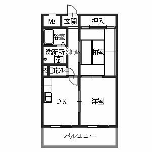 グロウブ東翠園の間取り