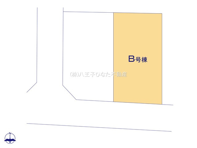 『八王子市新築戸建て』八王子市散田長2-17-9【仲介手数料無料】　１３期の区画図|～仲介手数料無料☆八王子ひなた不動産～　八王子市散田町　新築戸建て