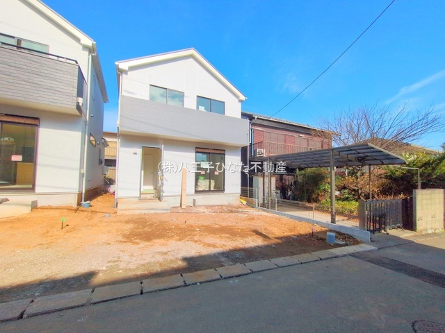 『八王子市新築戸建て』八王子市散田長2-17-9【仲介手数料無料】　１３期の外観|～仲介手数料無料☆八王子ひなた不動産～　八王子市散田町　新築戸建て