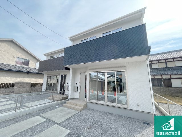 近江八幡市北之庄町　第1期　新築一戸建ての外観|安心の10年保証！外観を美しく保ち、雨水で汚れを落とします！気になることがありましたら、お気軽にお問い合わせください！