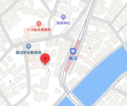 ヘーベル鵠沼の地図