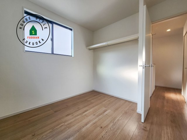 大野城市乙金東1丁目第2第3-3棟(1号棟)の和室|将来的に、琉球畳を引きまして和室風にすることも可能です。