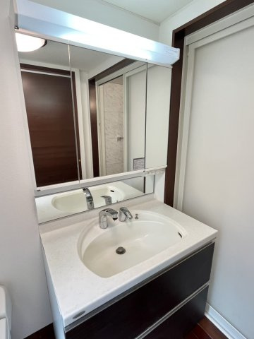 本駒込1丁目戸建の独立洗面台|1階洗面台