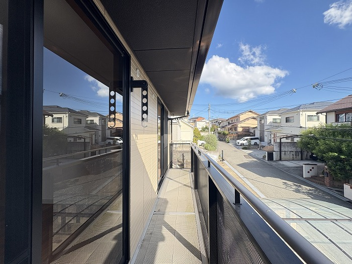 神戸市垂水区学が丘中古戸建のバルコニー