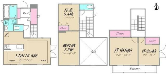 フィーカJ棟の間取り