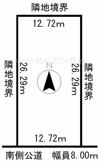 【区画図】 | 北見市緑ヶ丘中古住宅