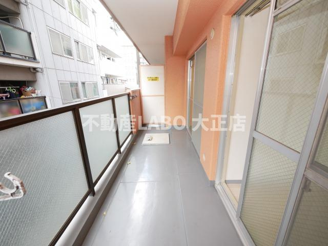 グレース大阪港のバルコニー