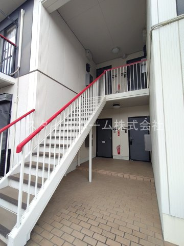 クレール東田Bのバルコニー