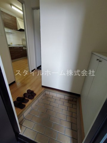 クレール東田Bの玄関