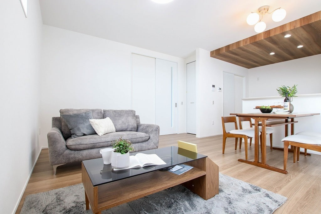 東広島市西条町御薗宇　新築一戸建て(全６棟)の居間・リビング