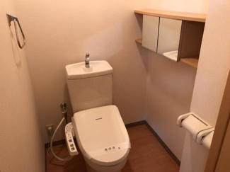 【トイレ】 | フィールドハイツＭ | シャワー付トイレ