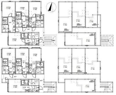 【区画図】 | ハーモニーテラス東四つ木Ⅴ