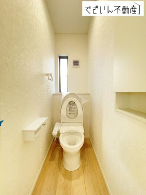 【トイレ】 | Cradle garden上里町嘉美第4　【平屋】新築住宅 | ≪4号棟≫
現地(2025年11月撮影)