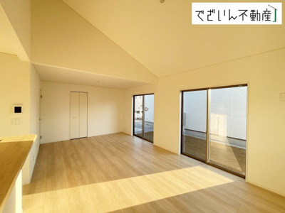 【居間・リビング】 | Cradle garden上里町嘉美第4　【平屋】新築住宅 | ≪4号棟≫
現地(2025年11月撮影)