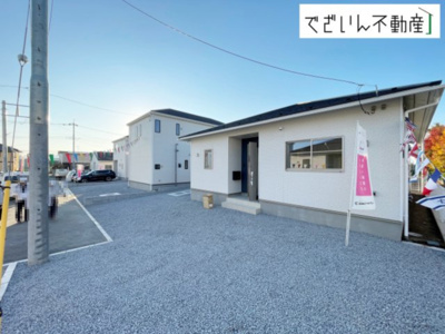 【前面道路含む現地写真】 | Cradle garden上里町嘉美第4　【平屋】新築住宅 | ≪4号棟≫
現地(2025年11月撮影)