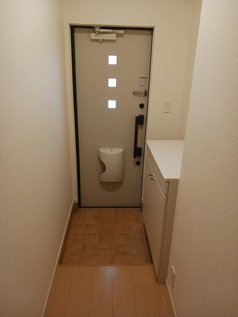 ラフレシール　ガーデンの玄関