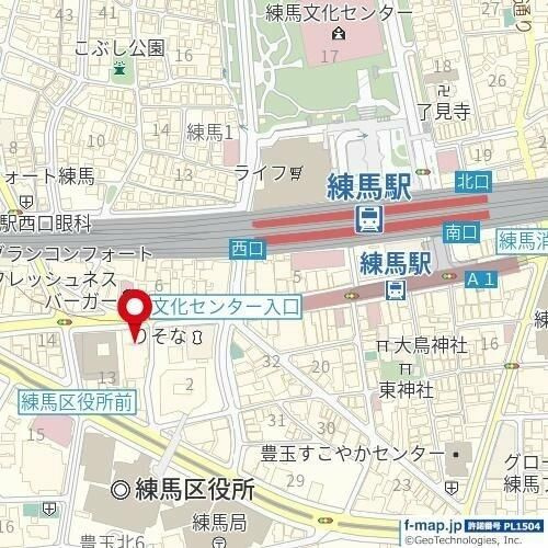藤和シティコープ練馬の地図