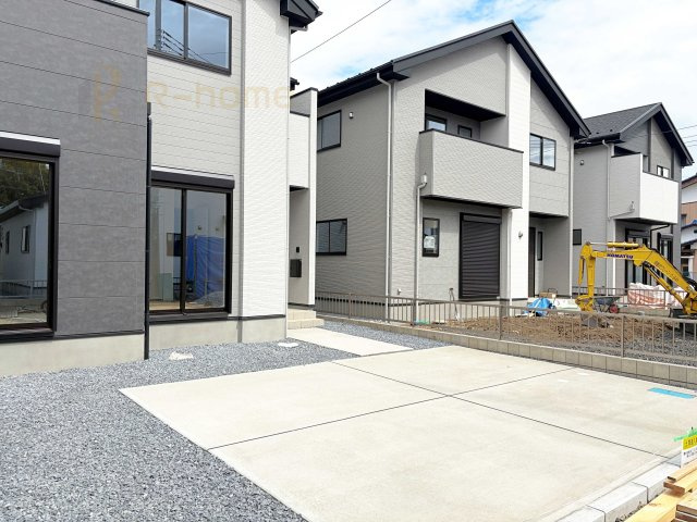 水戸市東台1期　新築戸建て　1号棟の駐車場|カースペースは2台お停めいただけます♪