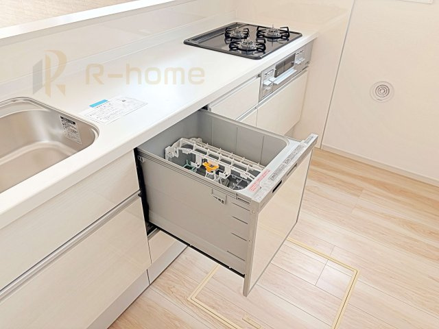 水戸市東台1期　新築戸建て　1号棟の設備|ビルトイン食器洗い乾燥機付き！とってもラクラク嬉しい時短アイテムです♪