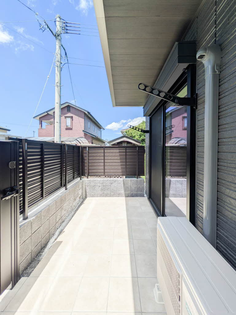 菊池郡菊陽町大字原水の賃貸マンションのバルコニー