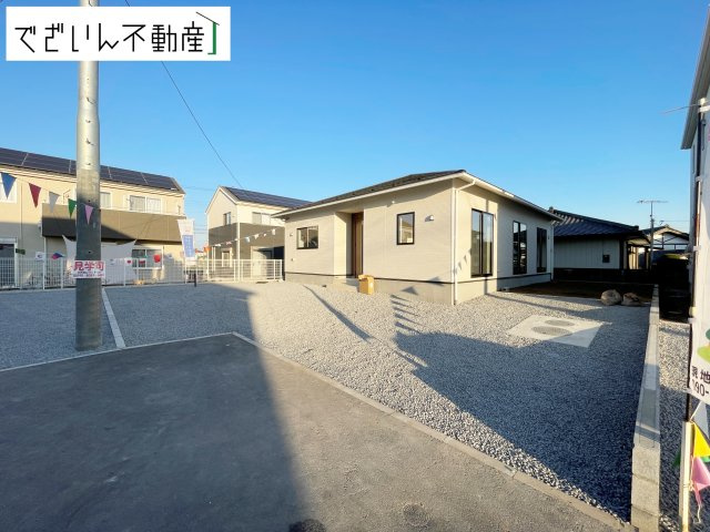 【前面道路含む現地写真】 | Cradle garden上里町嘉美第4　【平屋】新築住宅 | ≪5号棟≫
現地(2025年11月撮影)