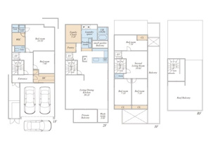 【参考プラン】 | LDK39帖以上+駐車3台+ウッドデッキ+ルーバル付5LLDK（建物面積289.40平米、建物価格17000万円）